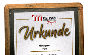 Auszeichnungen - Metzgerei Fuß in Lettenreuth